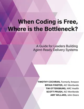 When Coding Is Free, Where Is the Bottleneck?