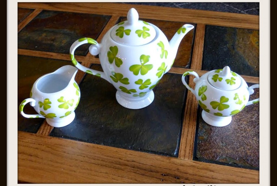 shamrock teapot