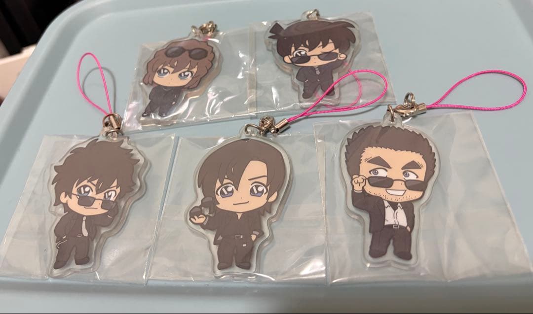 アクリルキーホルダー 灰原哀 工藤新一 松田陣平 萩原研二 伊達航