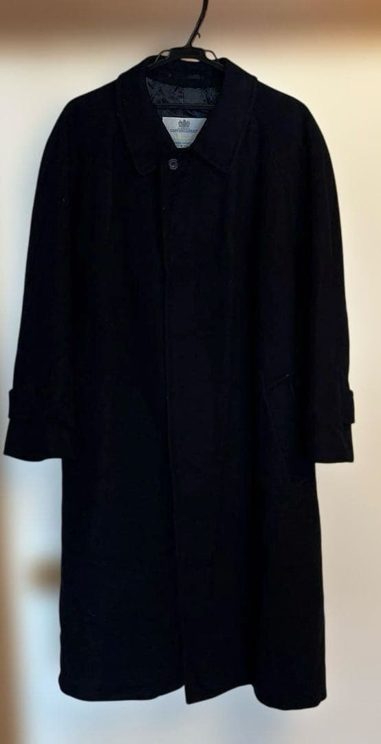 Aquascutum ネイビー　コート　メンズ　カシミヤ