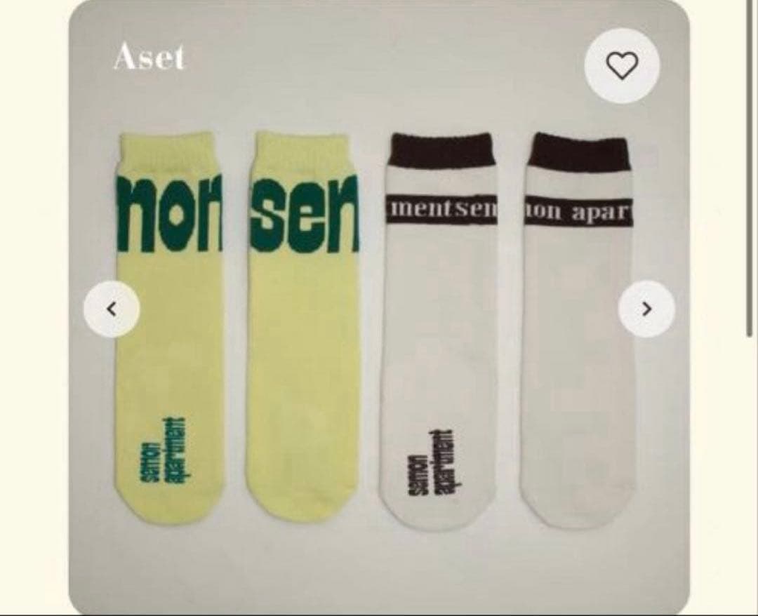 semon apartment セモン　靴下