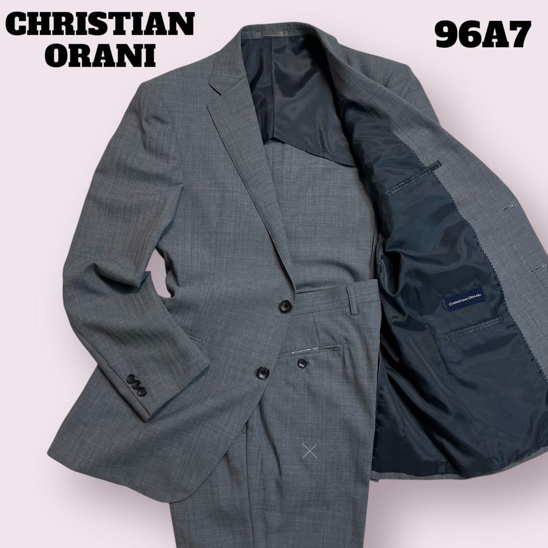 CHRISTIAN ORANI　スーツセットアップ　シングル　グレー　96A7