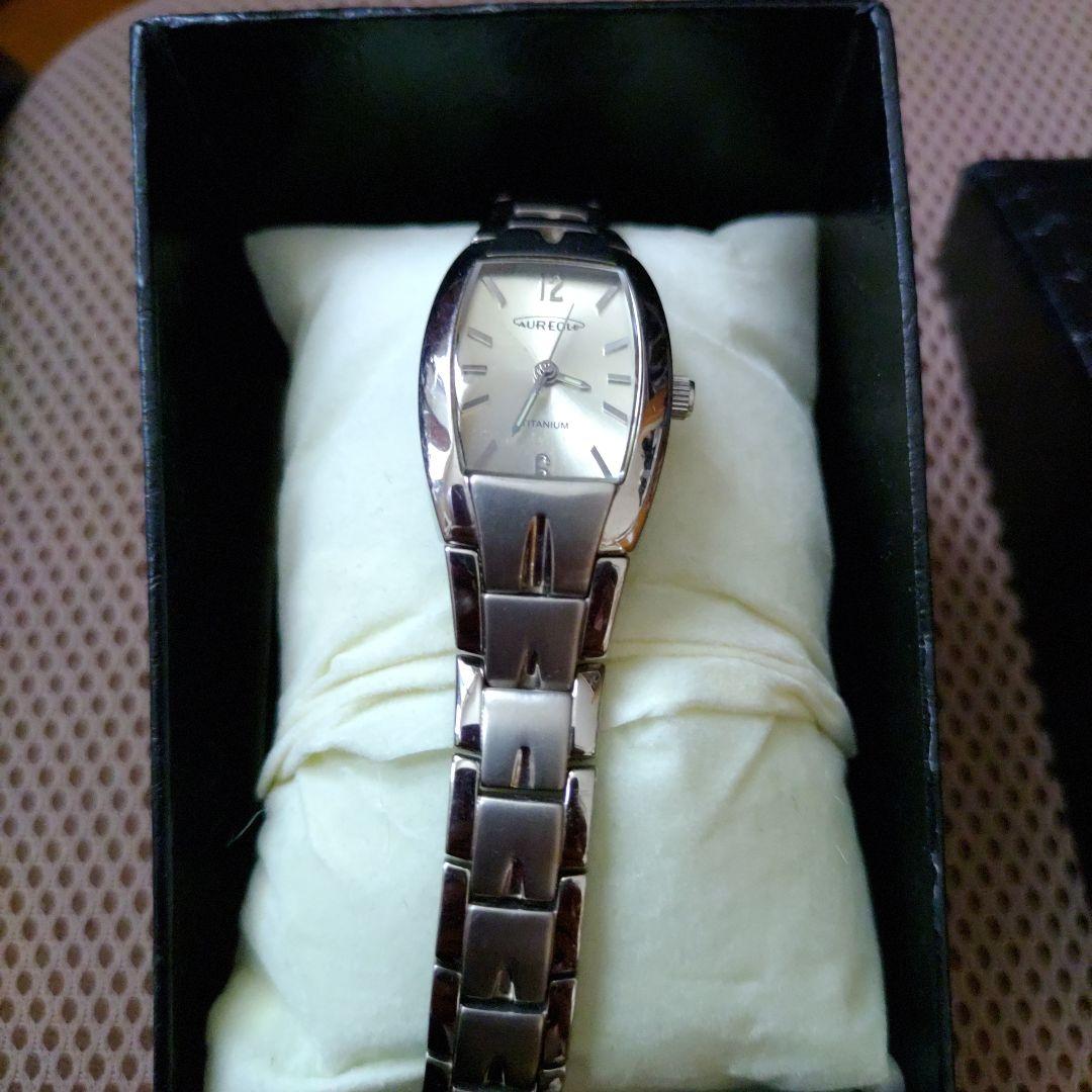 AUREOLE 腕時計 シャンパンゴールド