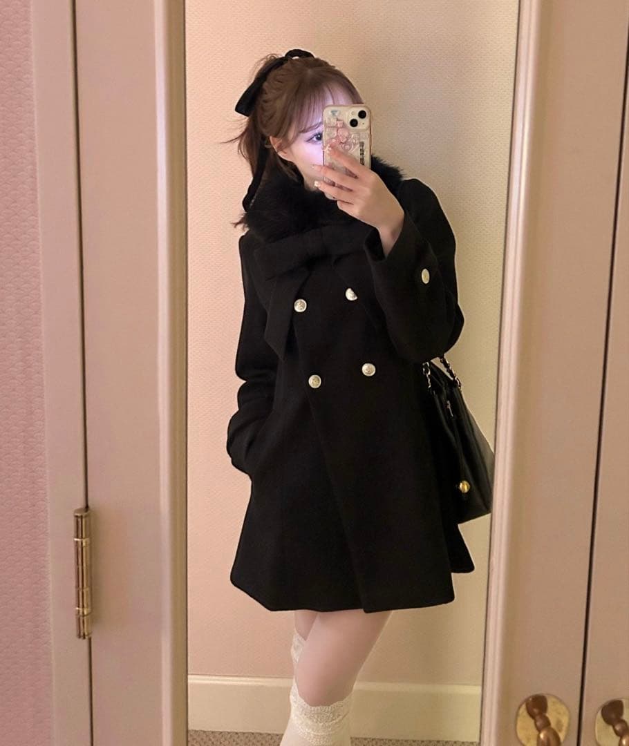 OLIVE des OLIVE マルチ way リボンミドルコート