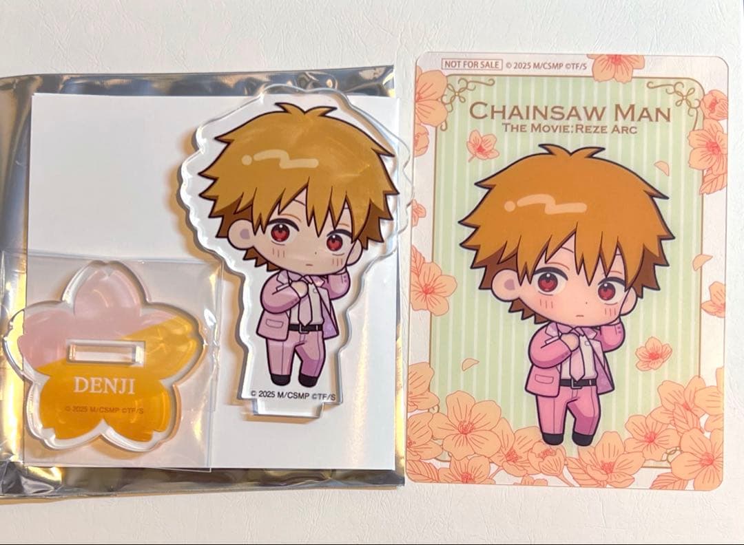 劇場版チェンソーマン デンジ プリンスホテル カフェ アクスタクリアカード