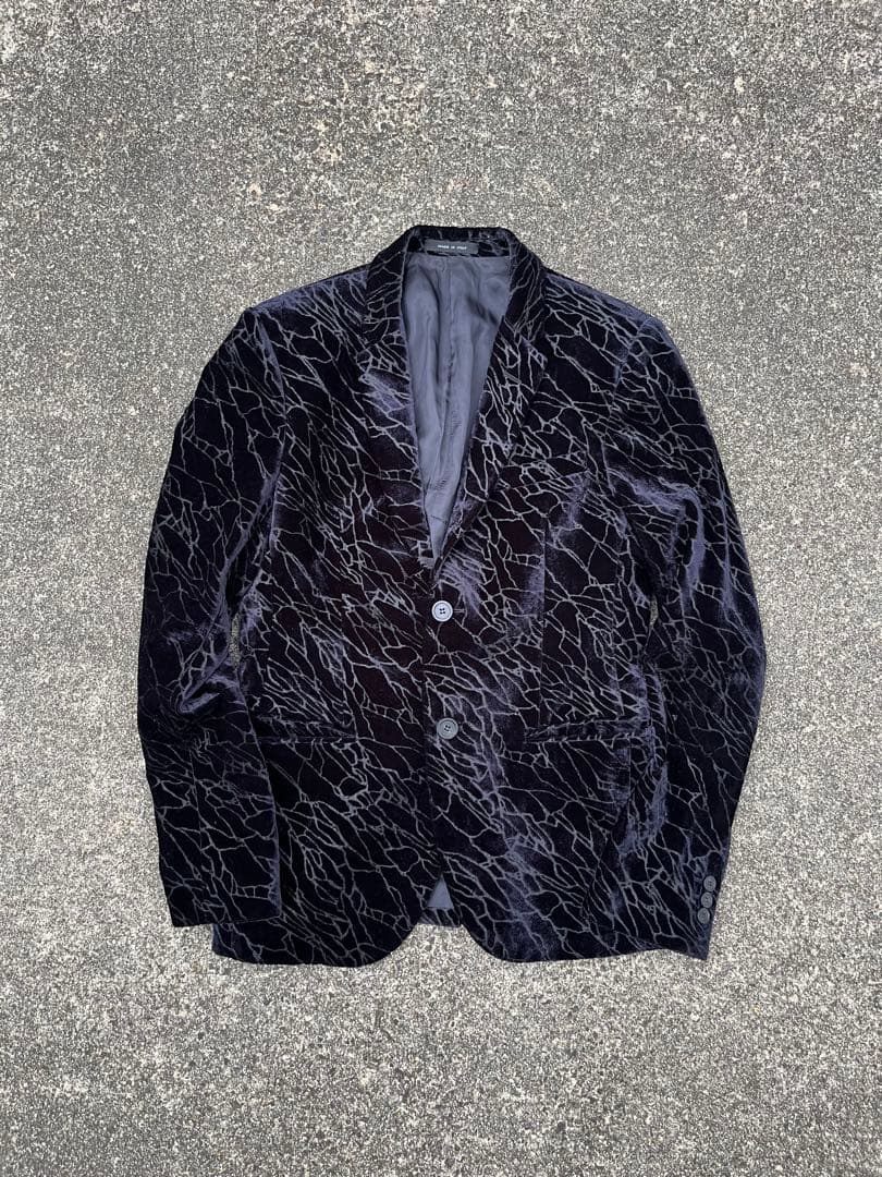 00s EMPORIO ARMANI Crack Jacket