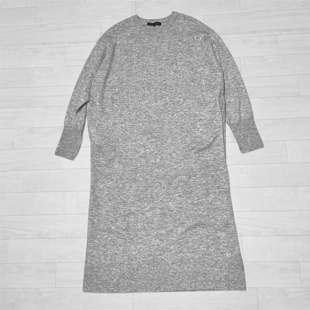 23区 大きいサイズ 【洗える】ウールカシミヤ ニットワンピース