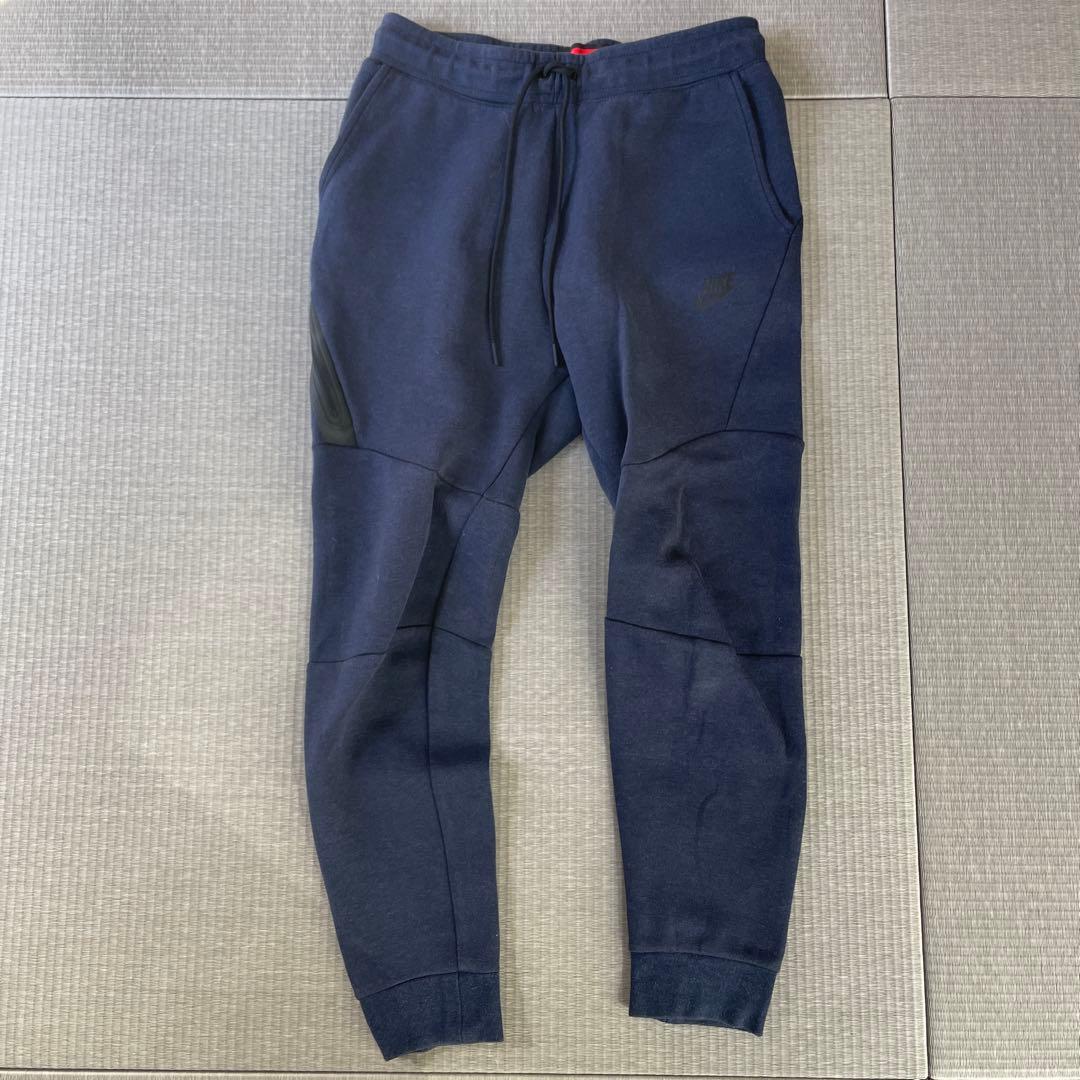 Nike ネイビー ジョガーパンツ　テックフリース　805163-473