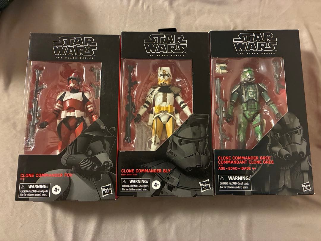 [新品]スターウォーズ ブラックシリーズ クローンコマンダー 3体セット