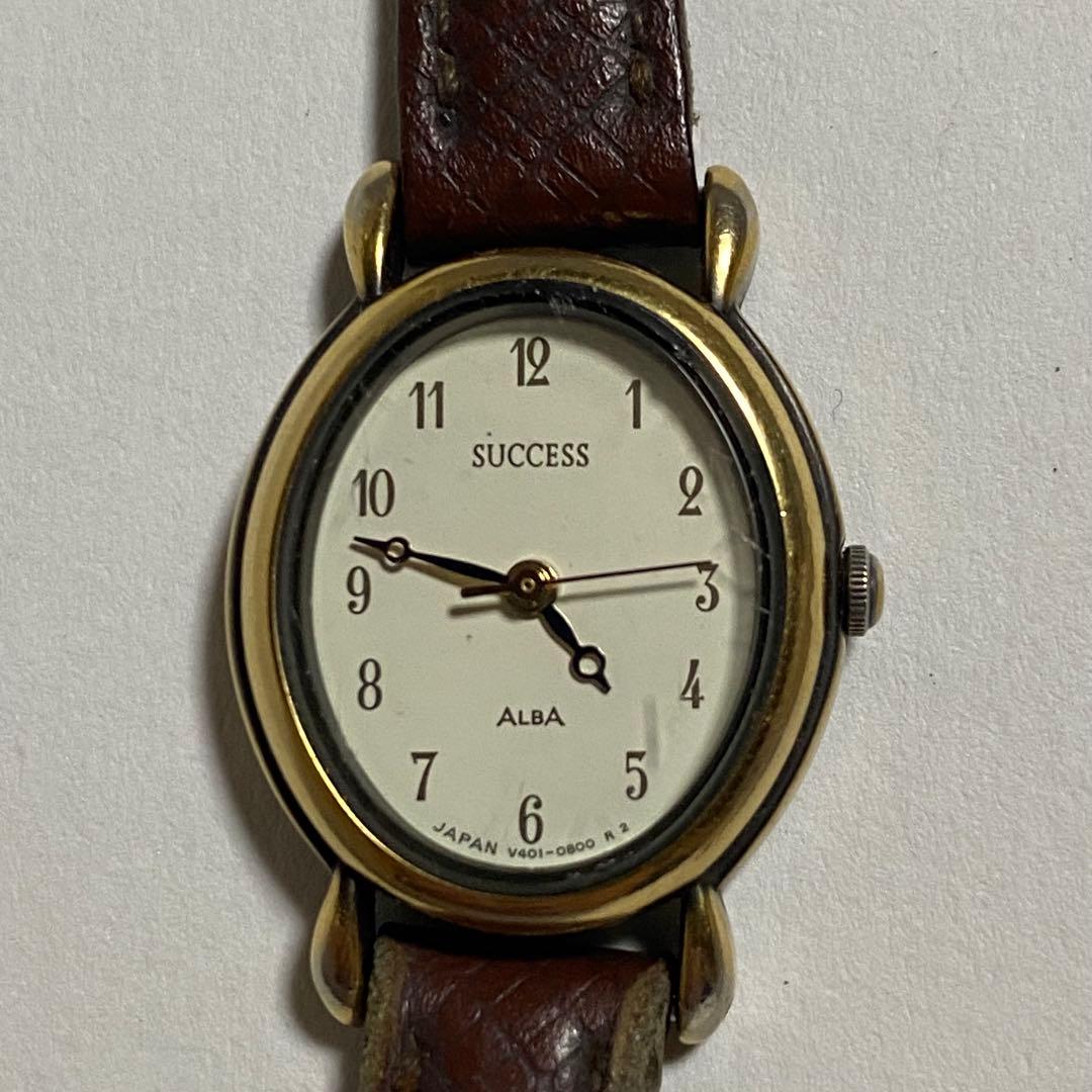 SEIKO ALBA SUCCESS アナログ腕時計 アンティーク　ジャンク