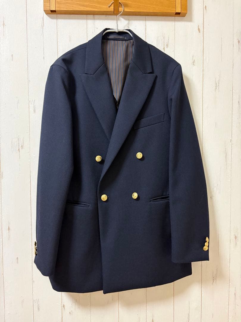 トゥモローランド 　金ボタン　ダブルジャケット　紺ブレ　ネイビー　ブレザー