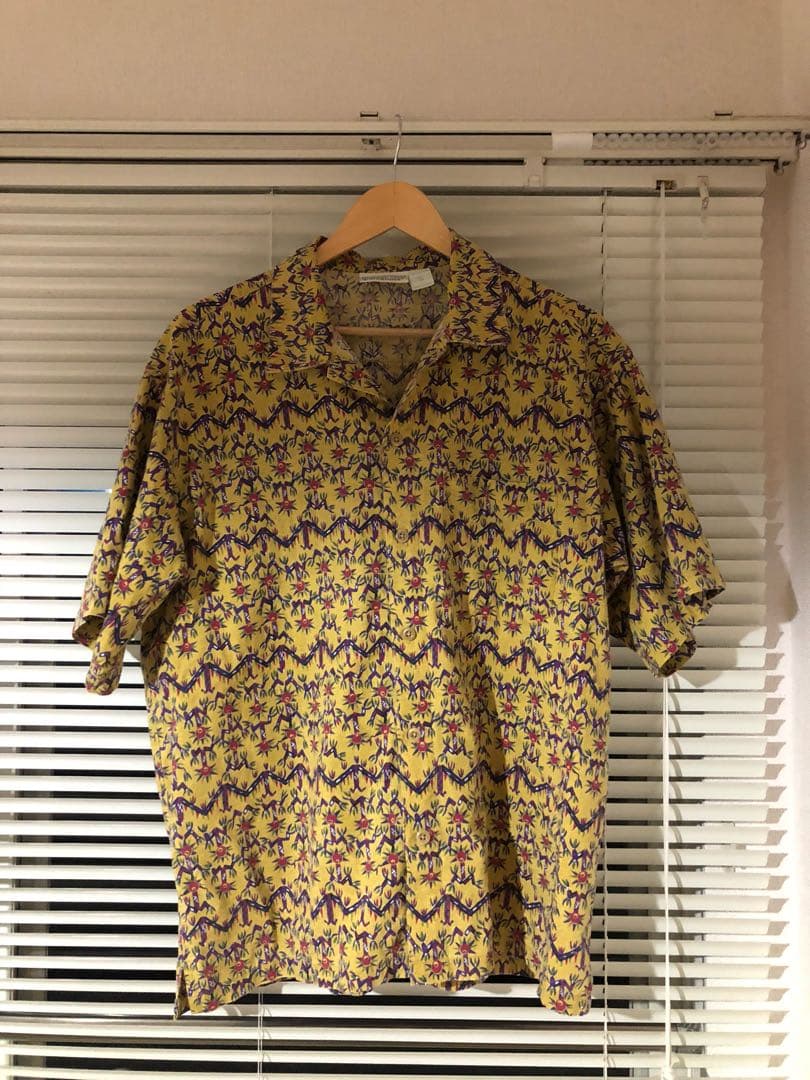 パタゴニア アロハシャツ 80年代 白タグ 柄シャツ 総柄 ビンテージ レトロ