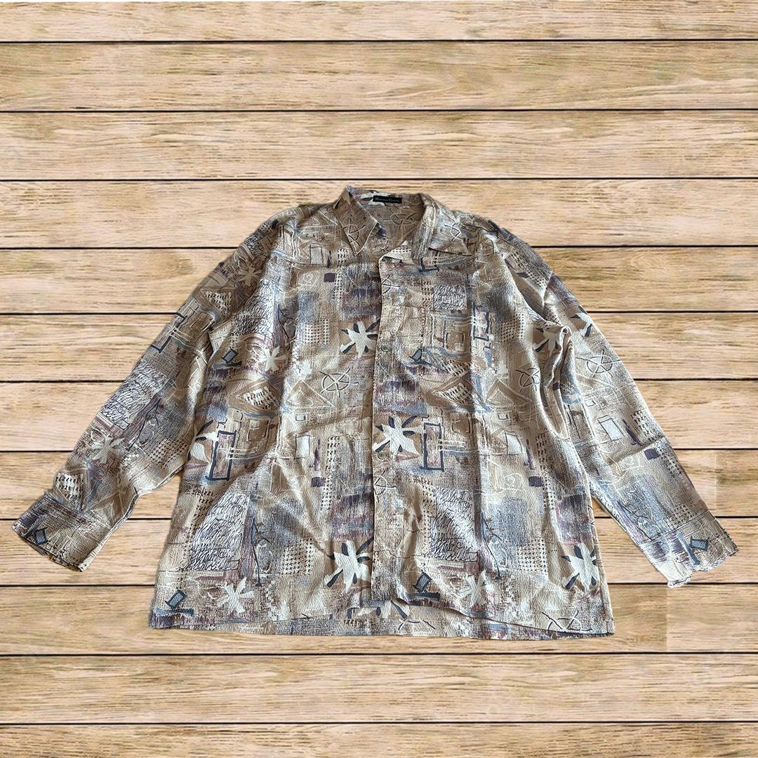 00's vintage 長袖シャツ　アーカイブ　グランジ　y2k パンク