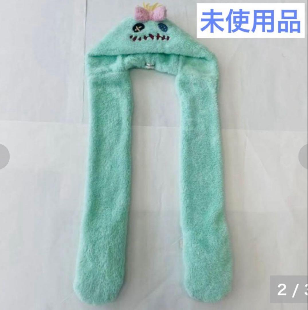 ディズニー　リロ＆スティッチ　スクランプ　フード付きマフラー　手袋　帽子　未使用 by メルカリ