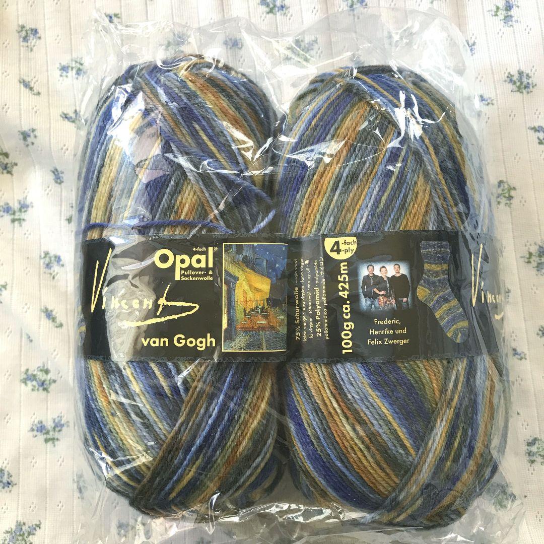 Opal 5431 毛糸 Vincent van Gogh 2玉セット