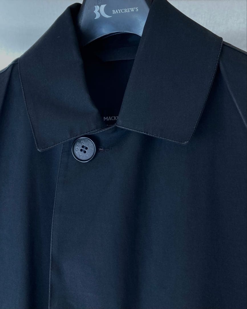 T*T様 マッキントッシュ　ゴム引き　サイズ36 ブラック by メルカリ