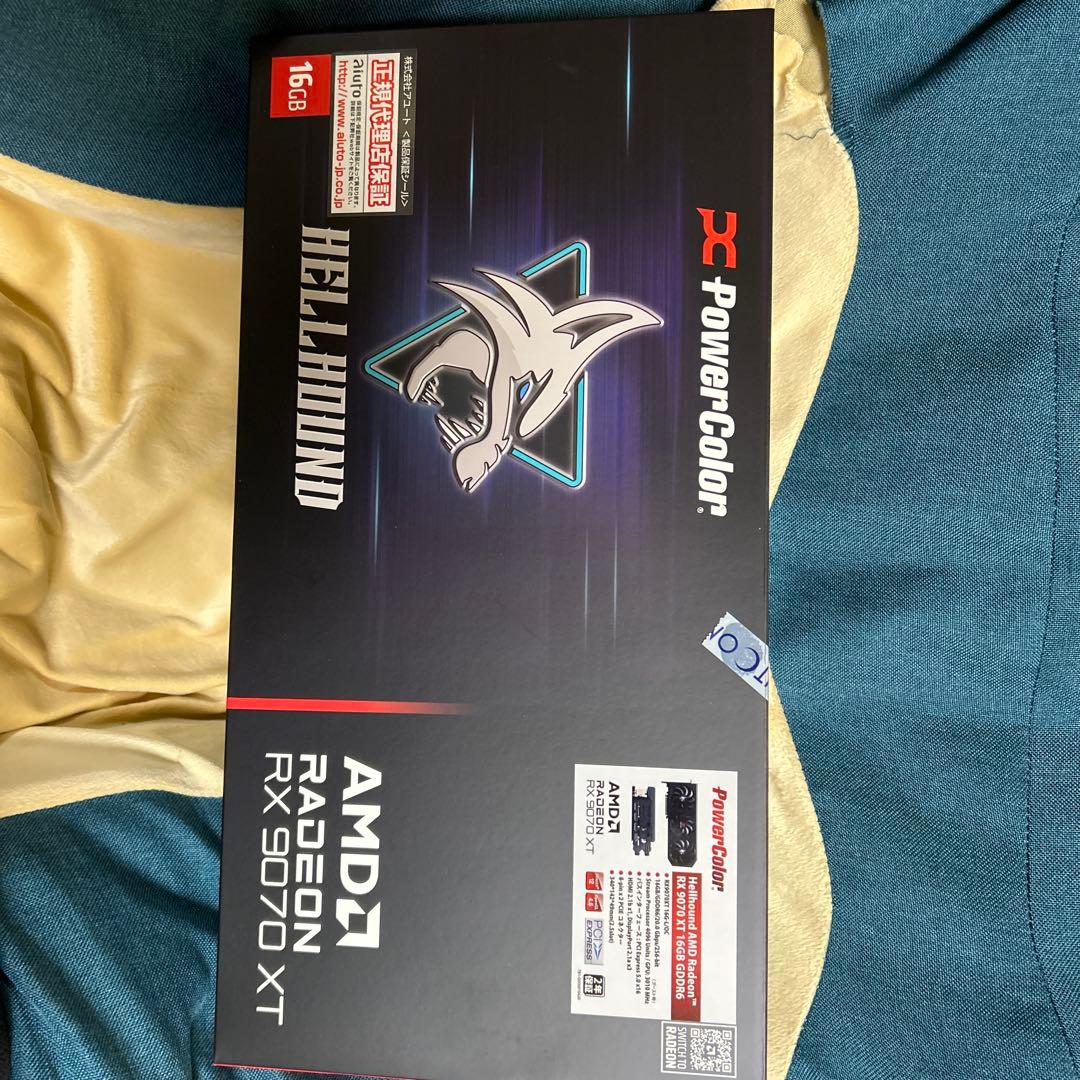 【未開封・購入証明付】Radeon RX 9070XT Powercolor