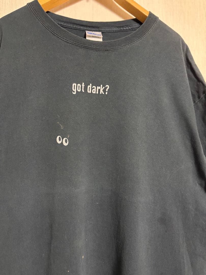 00s got dark? got milk? tシャツvintage XL