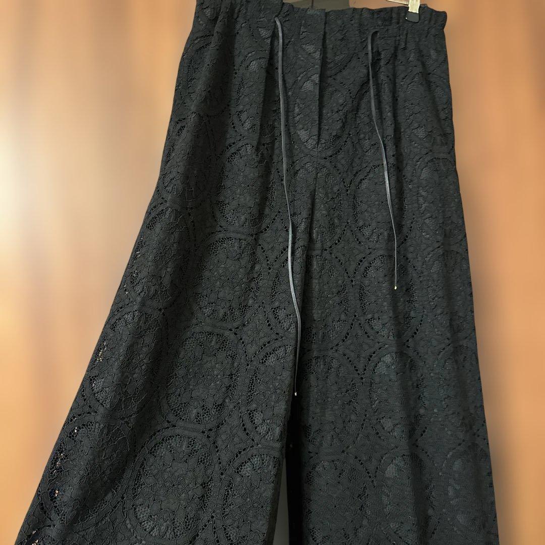 Ballsey レースワイドパンツ　36