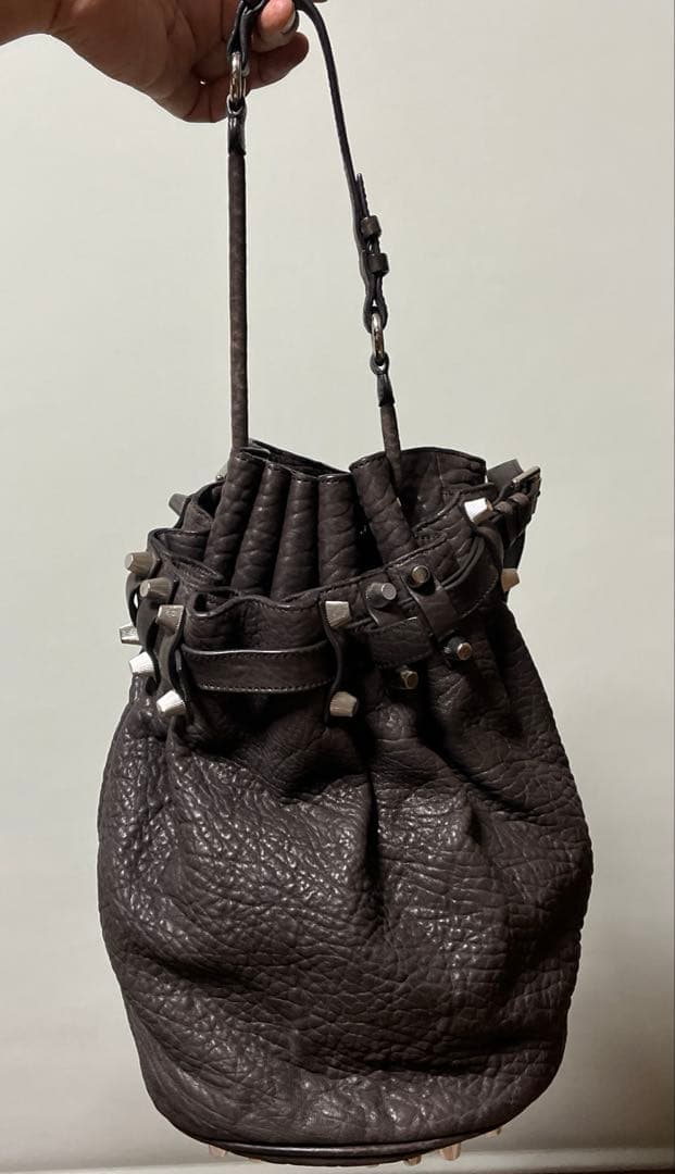 【美品】アレキサンダーワン ダークブラウンバック