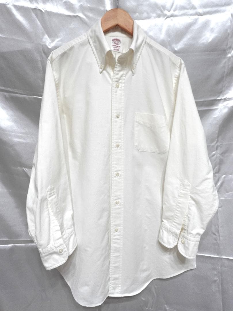 日本製 BROOKS BROTHERS ボタンダウンオックスフォードシャツ 白