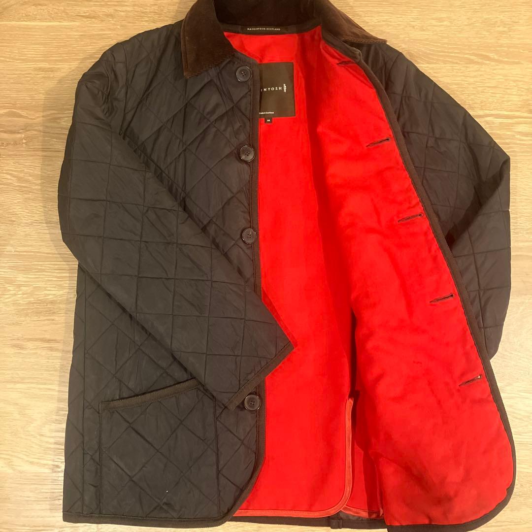 マッキントッシュ MACKINTOSH キルティングジャケット ブラウン