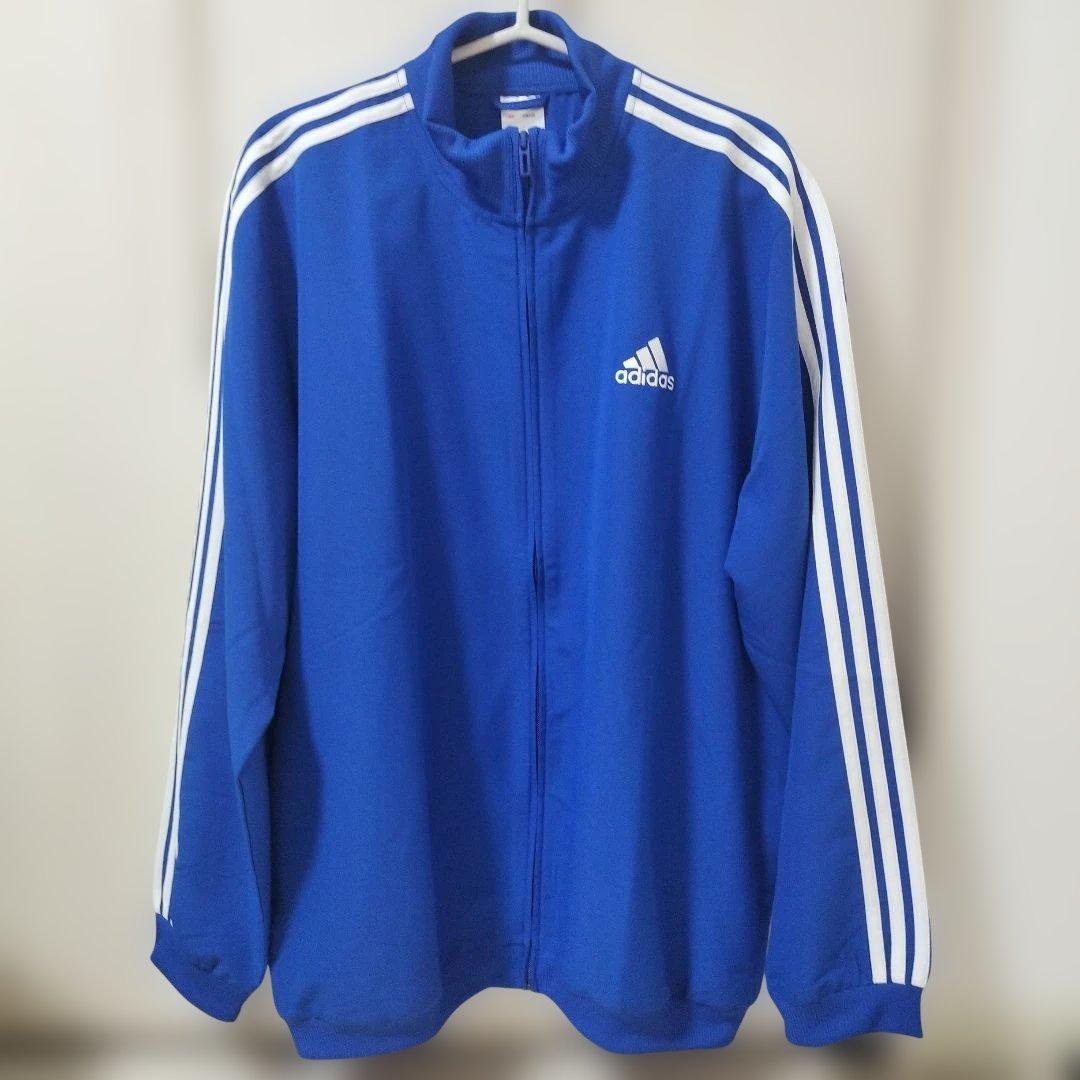 adidas　トラックジャケット　ジャージ　2XL ブルー