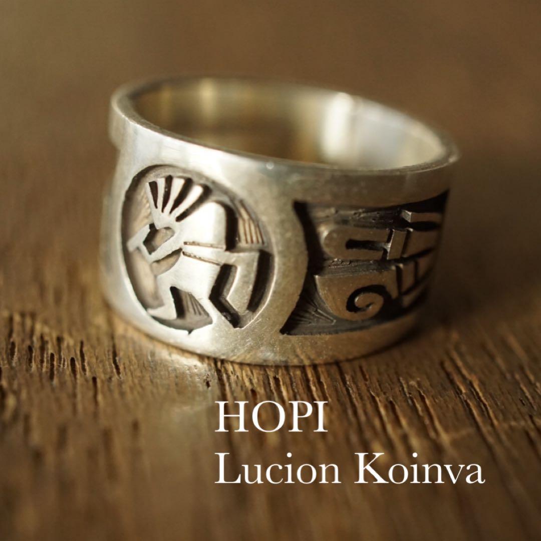ホピ族 Lucion Koinva リング 14.5号 インディアン hopi