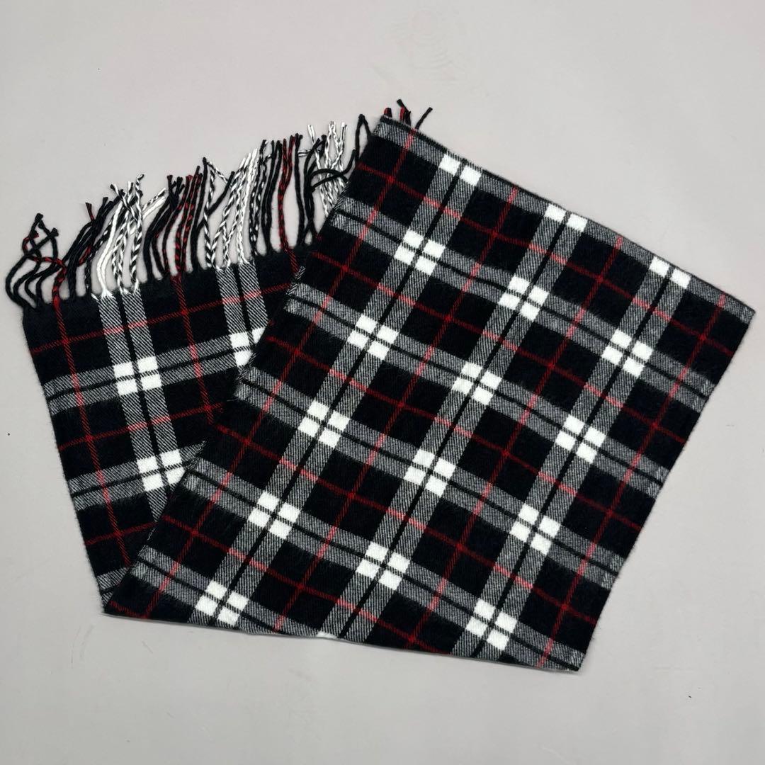 【冬必須品】チェック柄　マフラー