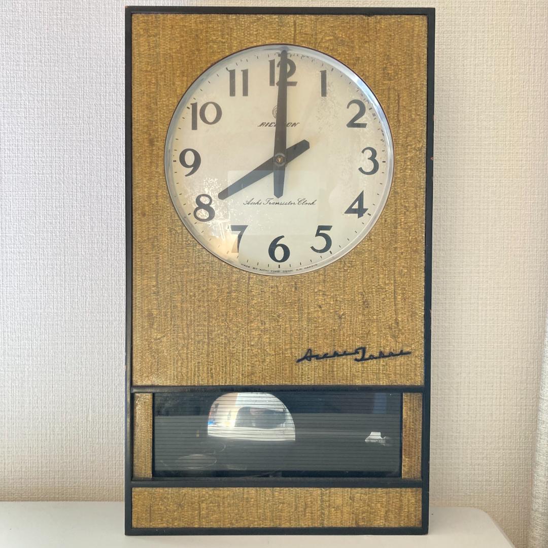 【ジャンク品】愛知時計電機 柱時計 掛け時計 アンティーク 昭和 古時計 レトロ by メルカリ