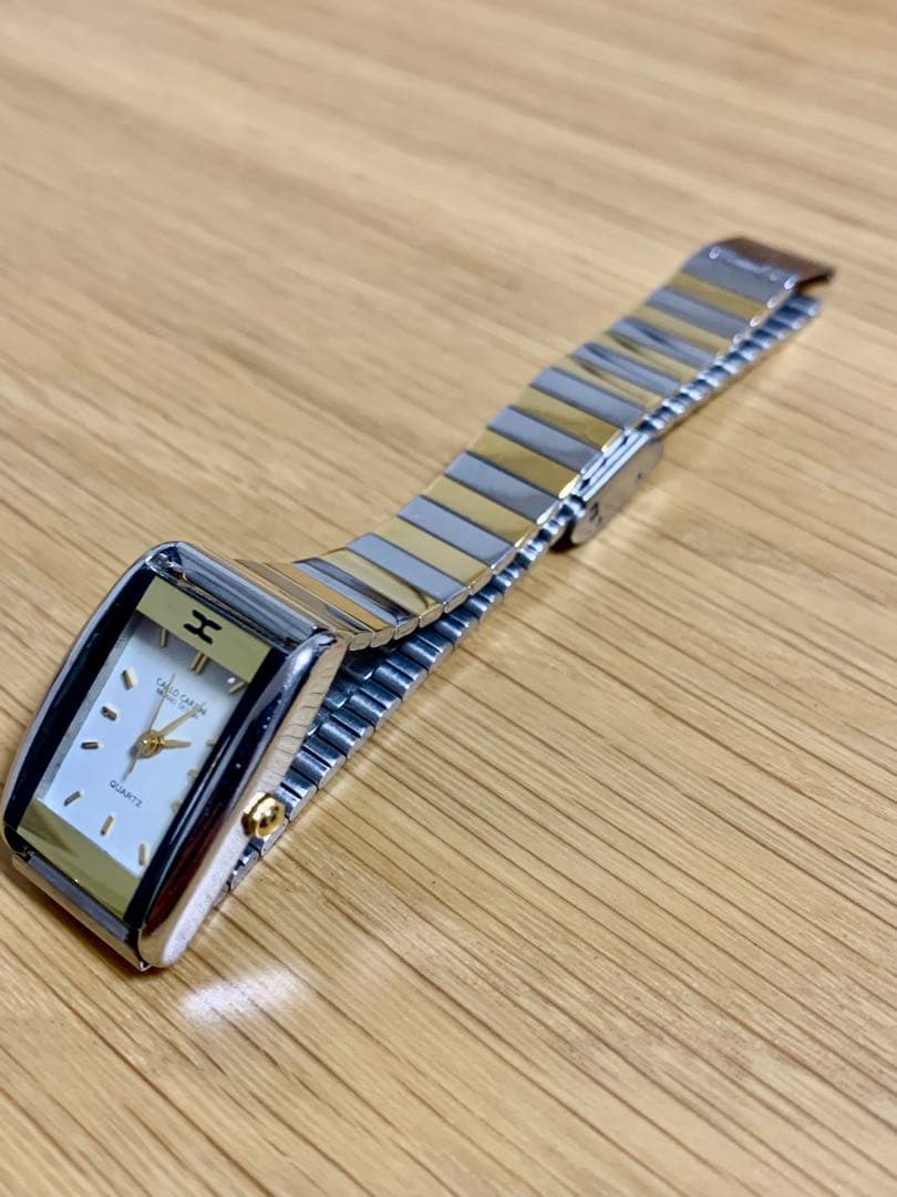 CARLO CARDIN クォーツ 腕時計 ゴールド/シルバー