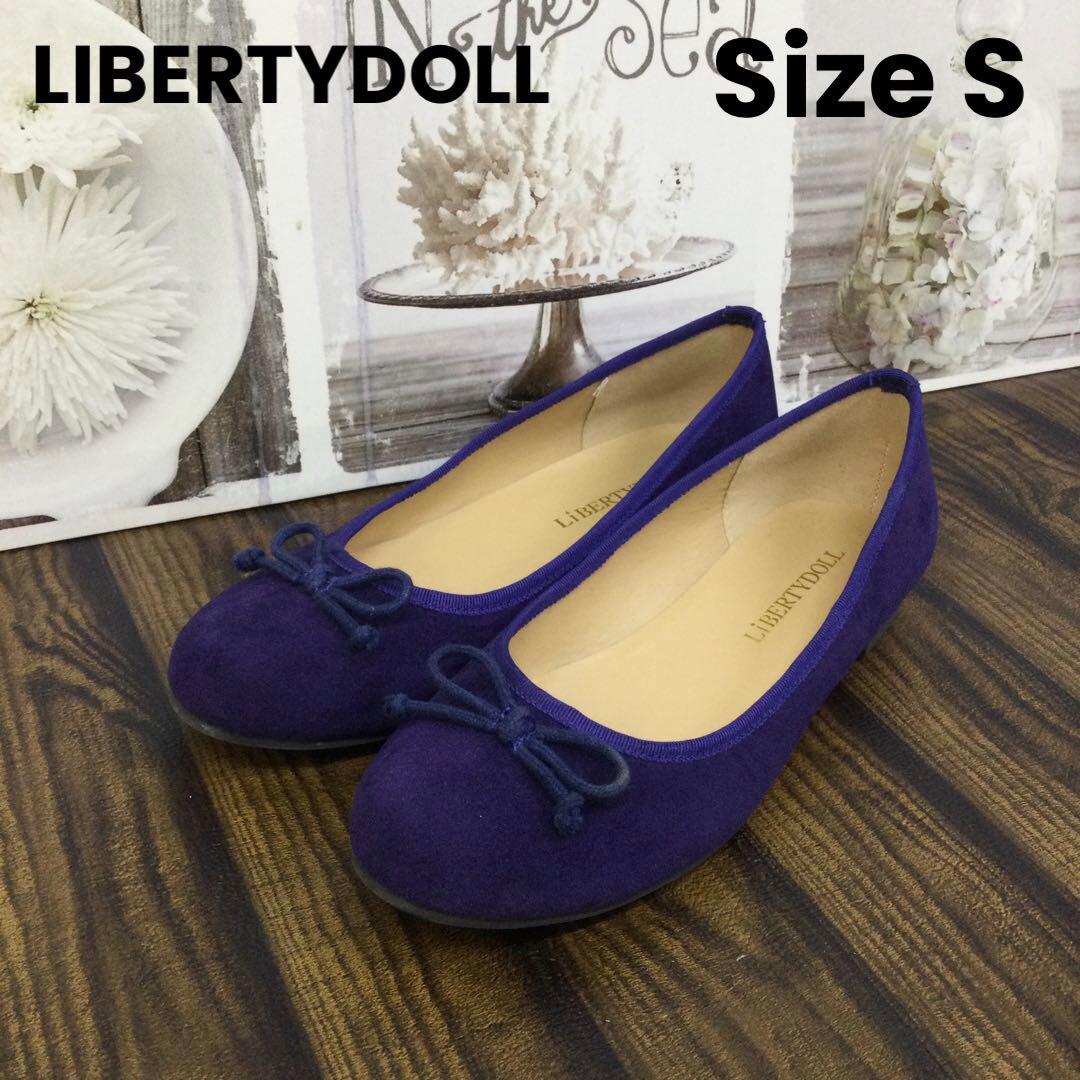 【LIBERTYDOLL】リバティードール ラウンドトゥフラットバレエパンプスS