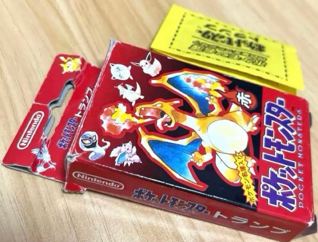 Nintendo ポケモントランプ 赤 ポケットモンスター 初代 初期 おまけ付