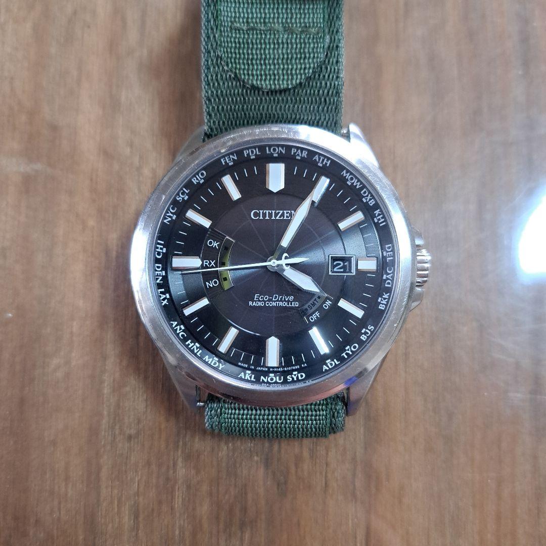 CITIZEN Eco-Drive CB0011-18E ミリタリー