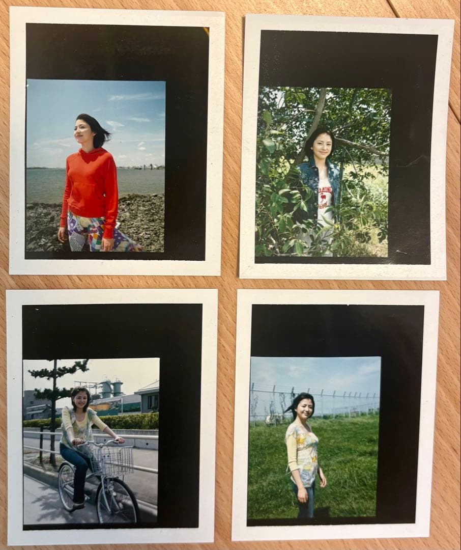 長澤まさみ・女子高生時代ポラロイド写真4枚セット