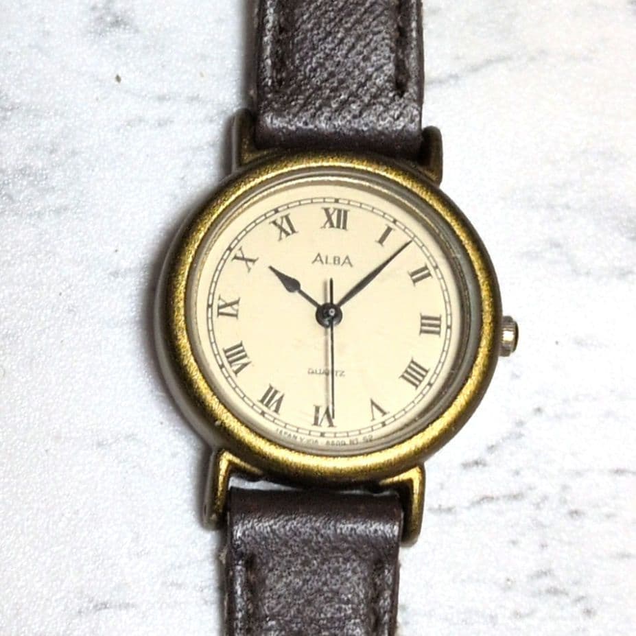 ALBA 腕時計 5250 アイボリー文字盤