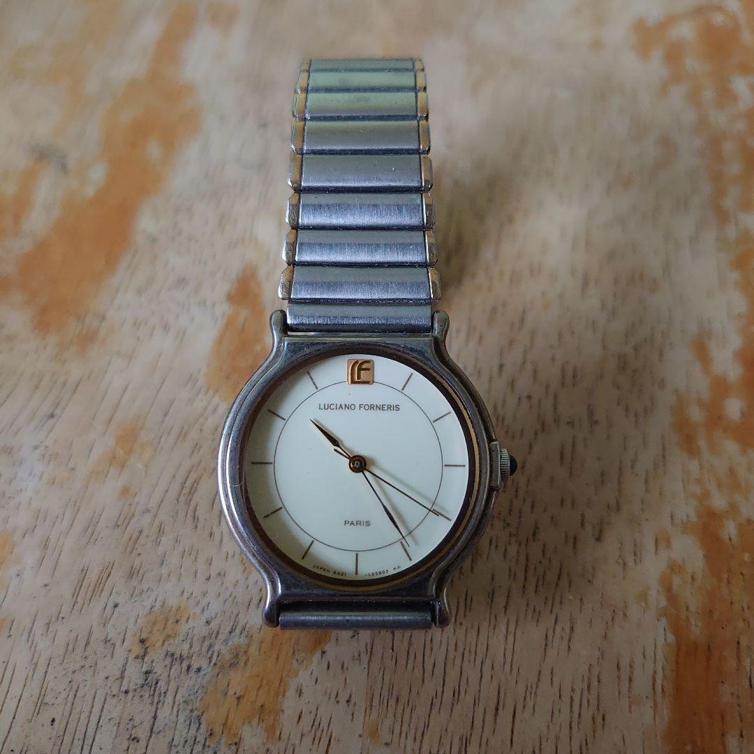 LUCIANO FORNERIS アナログ腕時計 シルバー