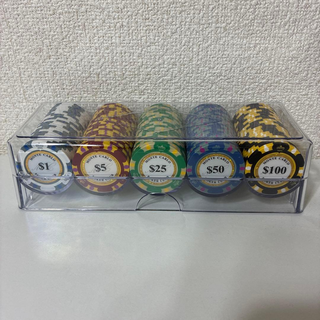Monte Carlo Poker Club ポーカーチップ 100枚セット
