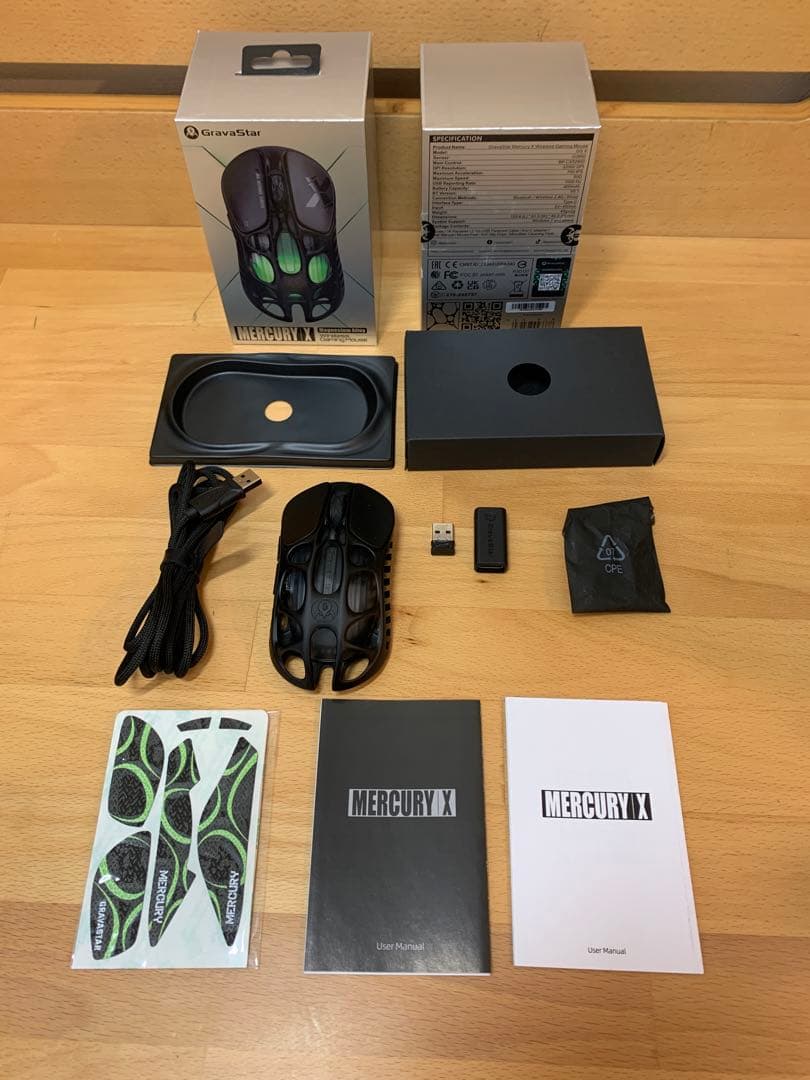 MERCURY X ワイヤレスゲーミングマウス 本体