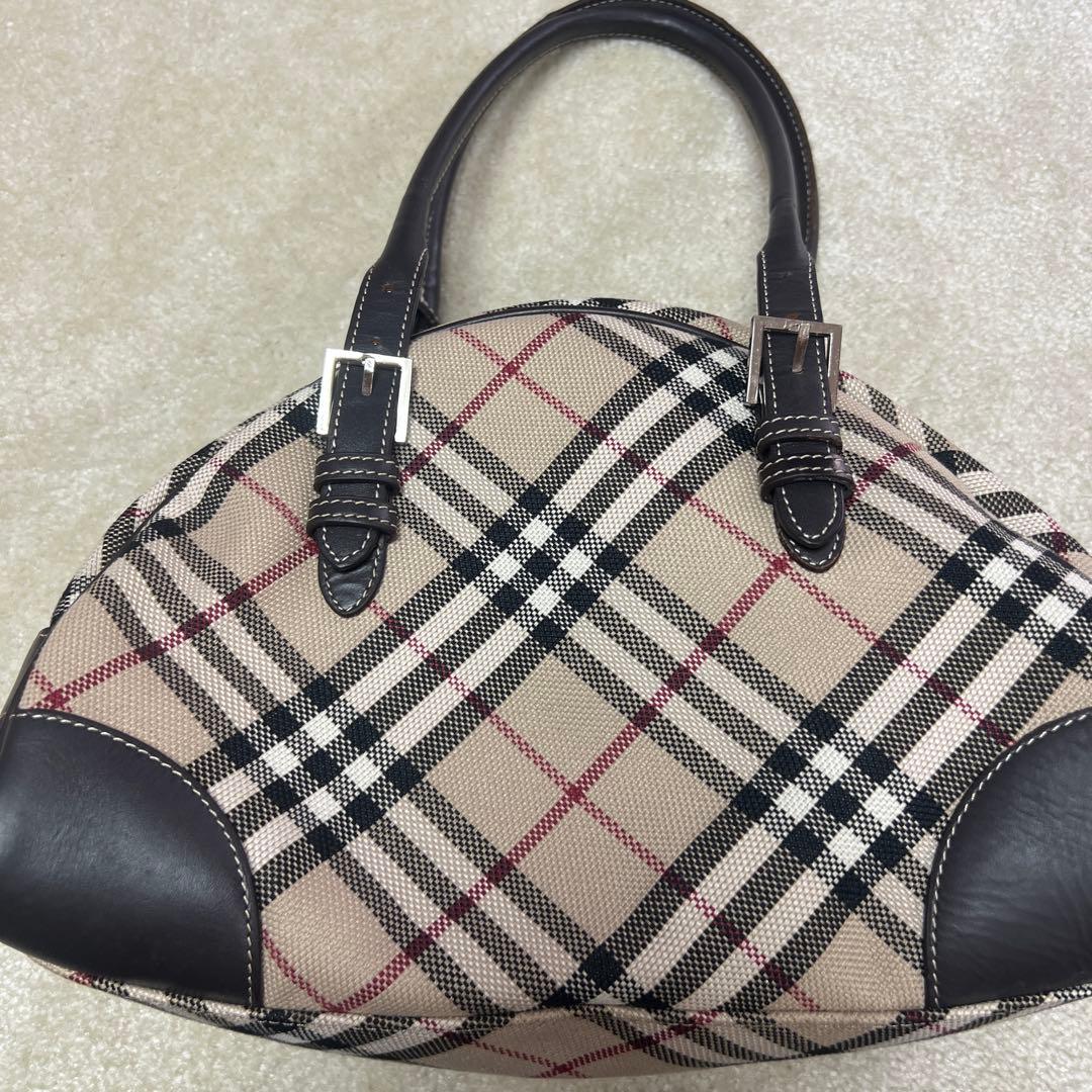 Burberry チェック柄 ハンドバッグ