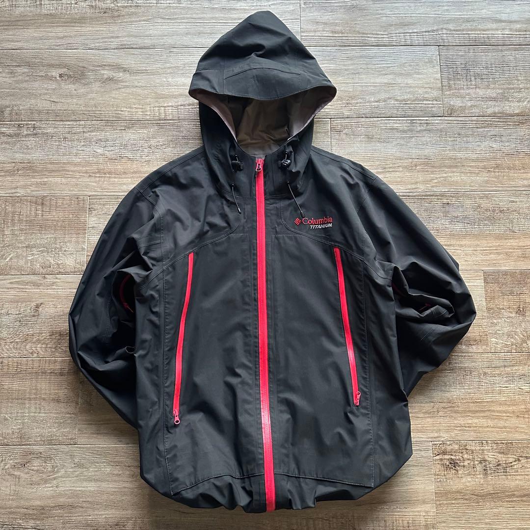 00s Columbia Titanium softshell ジャケットY2K