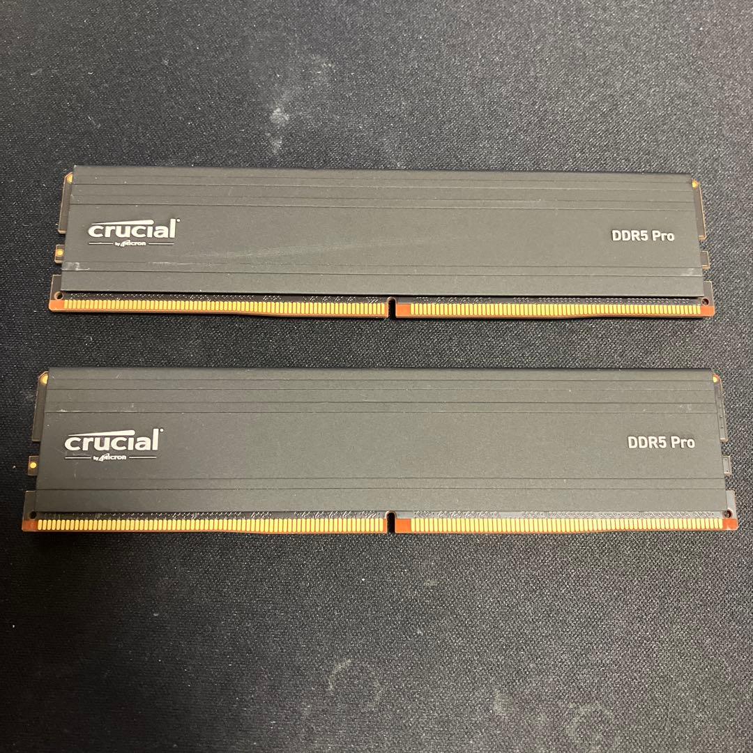 最終値下げcrucial DDR5 Pro 16GB 5600MT/s メモリー
