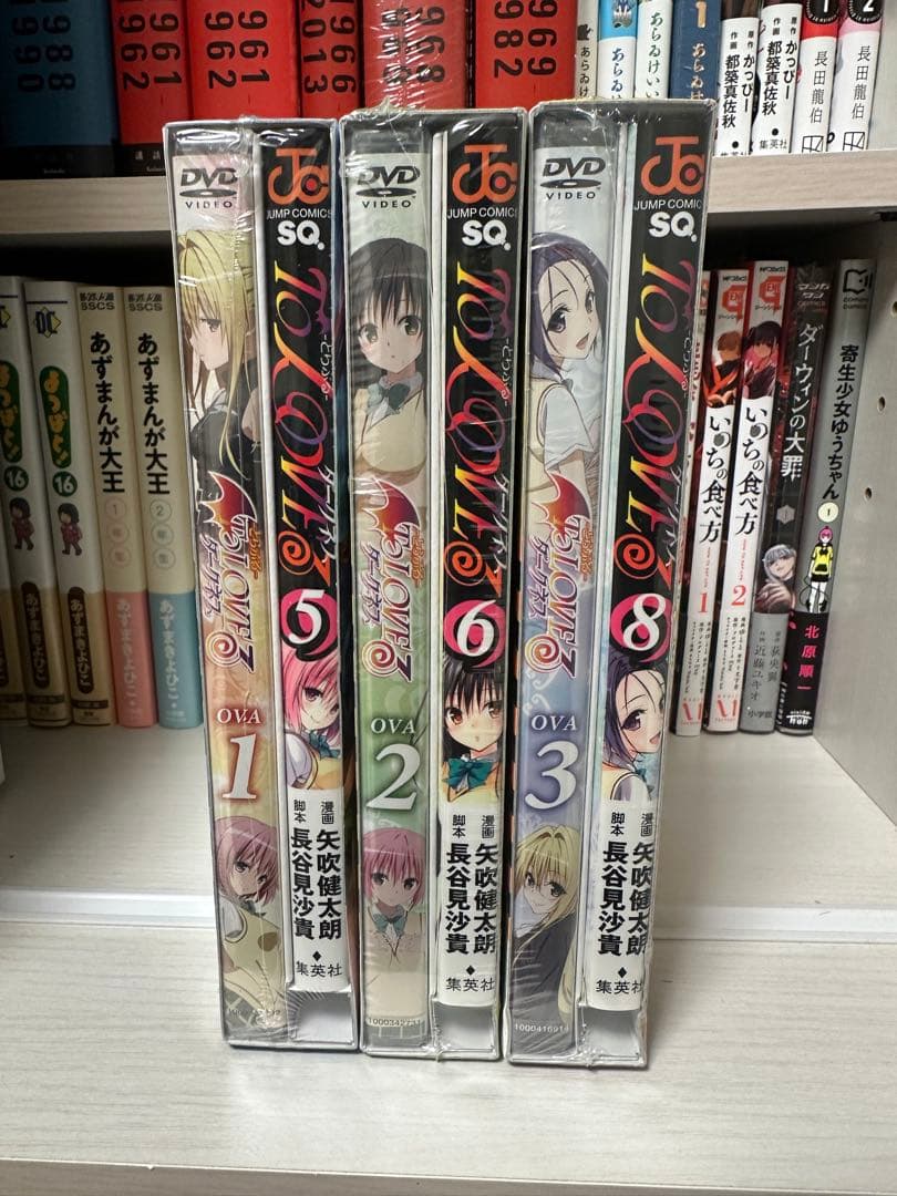 【未開封】ToLOVEるダークネス 5 6 8 限定版 OVA vol.1〜3