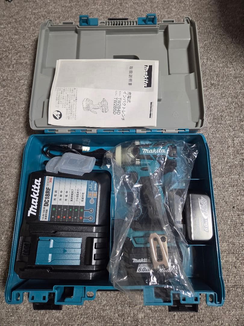 マキタ　TW284DRGX　充電式　インパクト　フルセット　Makita　動確