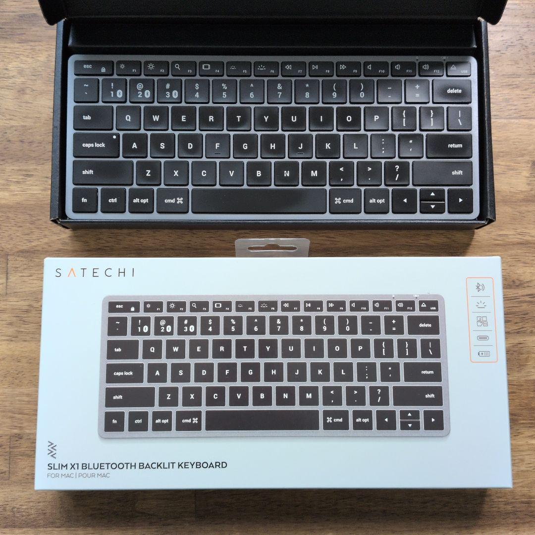 Satechi Slim X1 Bluetooth キーボード スペースグレイ