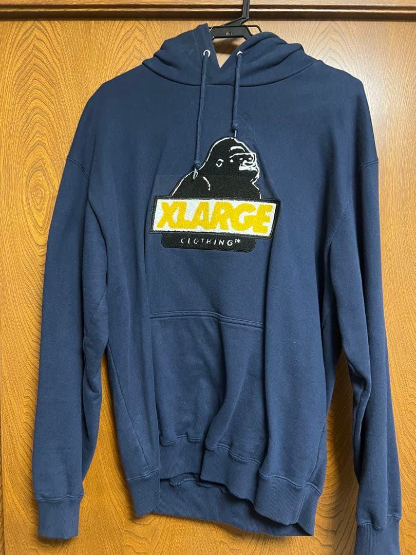 XLARGE プルオーバー パーカー ネイビー