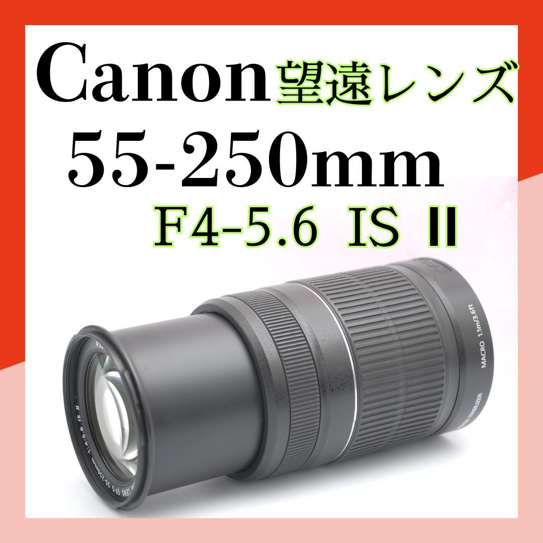 ⭐超オトク品⭐canon 望遠レンズ 55-250mm IS Ⅱ 一眼レフ