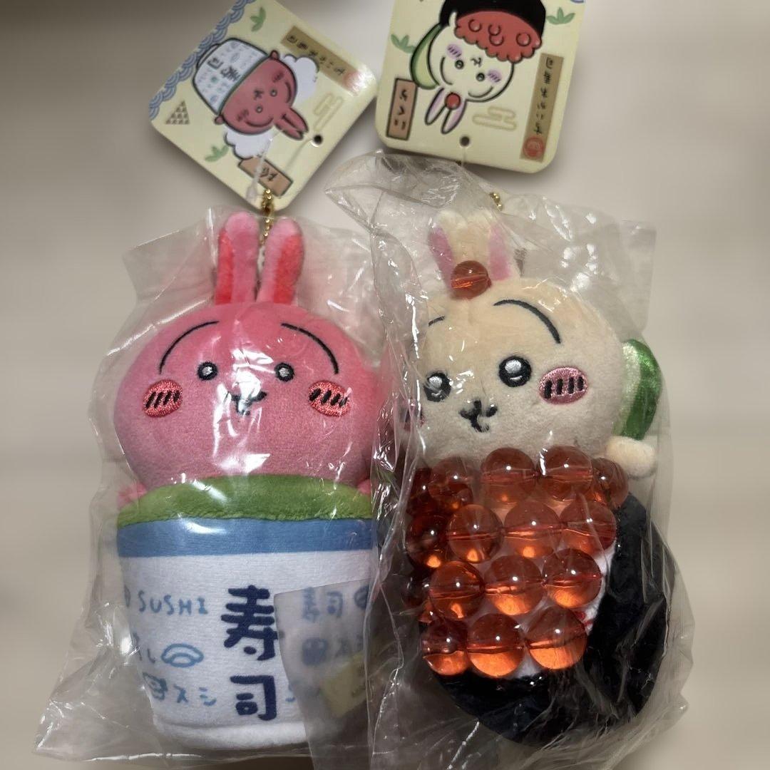 ちいかわ寿司　うさぎ　いくら・お茶　2点セット