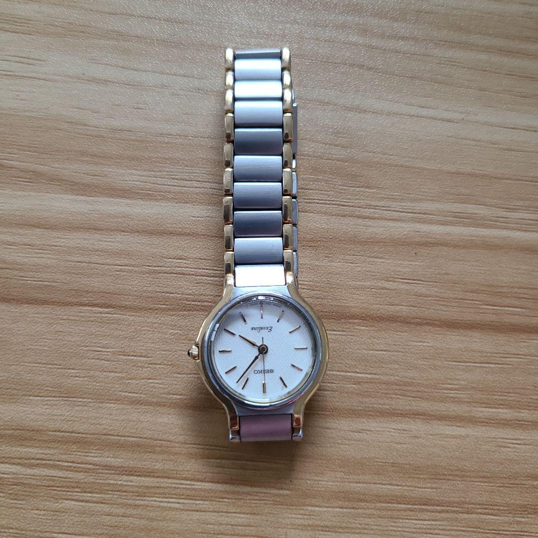 アナログ クォーツ 腕時計 ゴールドシルバー