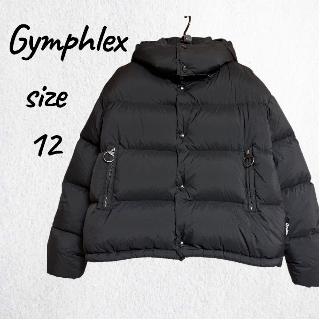 Gymphlex 2way ショート丈　ダウンジャケット　ブラック　12